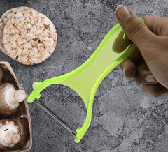 STAINLESS STEEL BLADE PEELER UNIVERSAL PEELER FOR PROFESSIONAL AND HOUSEHOLD KITCHEN PEELER (1 PC)-2