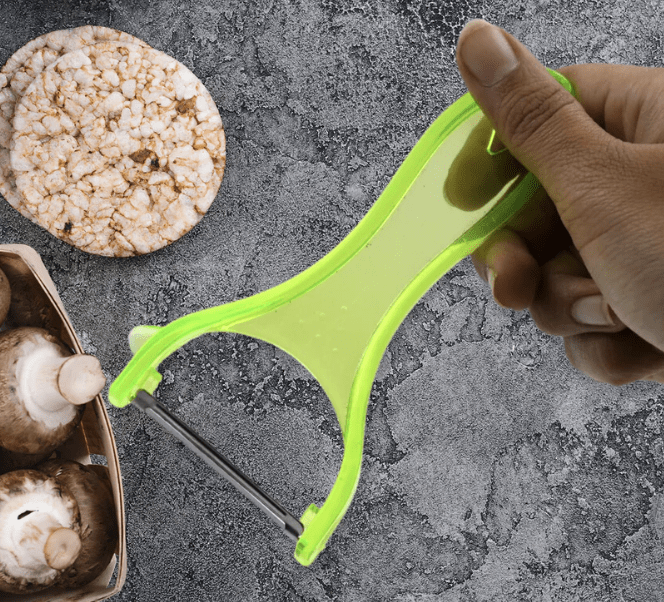 STAINLESS STEEL BLADE PEELER UNIVERSAL PEELER FOR PROFESSIONAL AND HOUSEHOLD KITCHEN PEELER (1 PC)-2