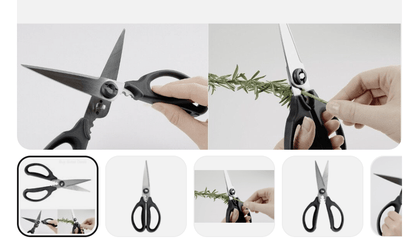 Multi-Purpose Premium Steel Kitchen & Herbs Scissors, Shears NEW