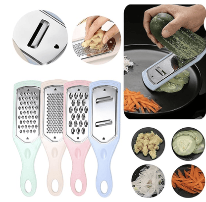 Stainless Steel Vegetable Cutter Grater Set Plastic Manual Household Wire Wiper