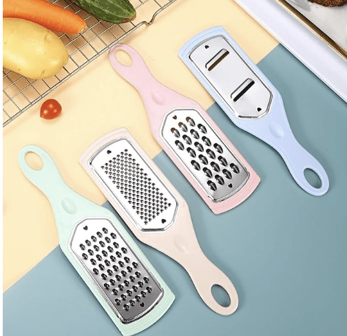 Stainless Steel Vegetable Cutter Grater Set Plastic Manual Household Wire Wiper-1