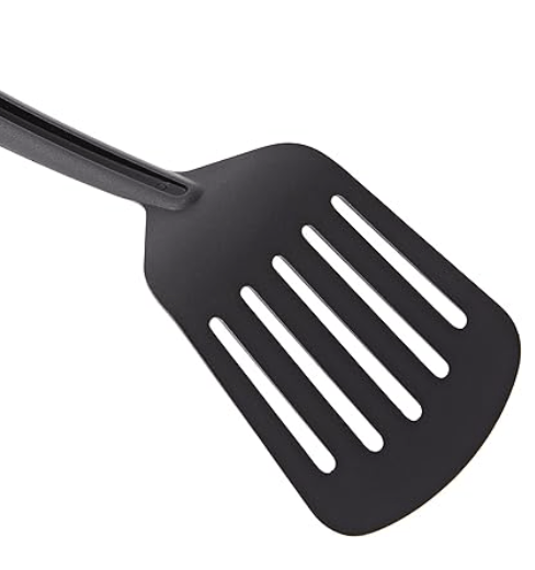 Nylon Perforated Spatula, Black