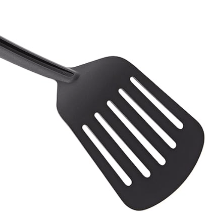 Nylon Perforated Spatula, Black
