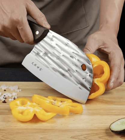 क्लिवर चाइनीज़ शेफ़ नाइफ प्रोफेशनल 15.5 सेमी, शार्प फुलांग बुचर नाइफ, 50CR15 स्टील ब्लेड मोटाई 3 मिमी, TJ SEGA सीरीज़ TC16029 किचन और रेस्टोरेंट के लिए 