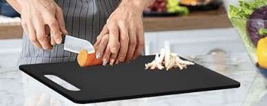 Cutting Board with Handles, Food Safe PP Material, BPA Free, Dishwasher Safe, Thick Chopping Board, Large Size, Easy Grip Handle, for Kitchen