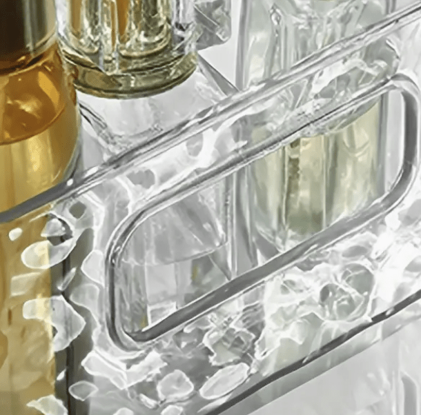 1pc Clear Desktop Plastic Storage Box For Organizing Cosmetics, Makeup, Jewelry, Tableware, Food And Books - Perfect For Counter, Dresser And Nightstand