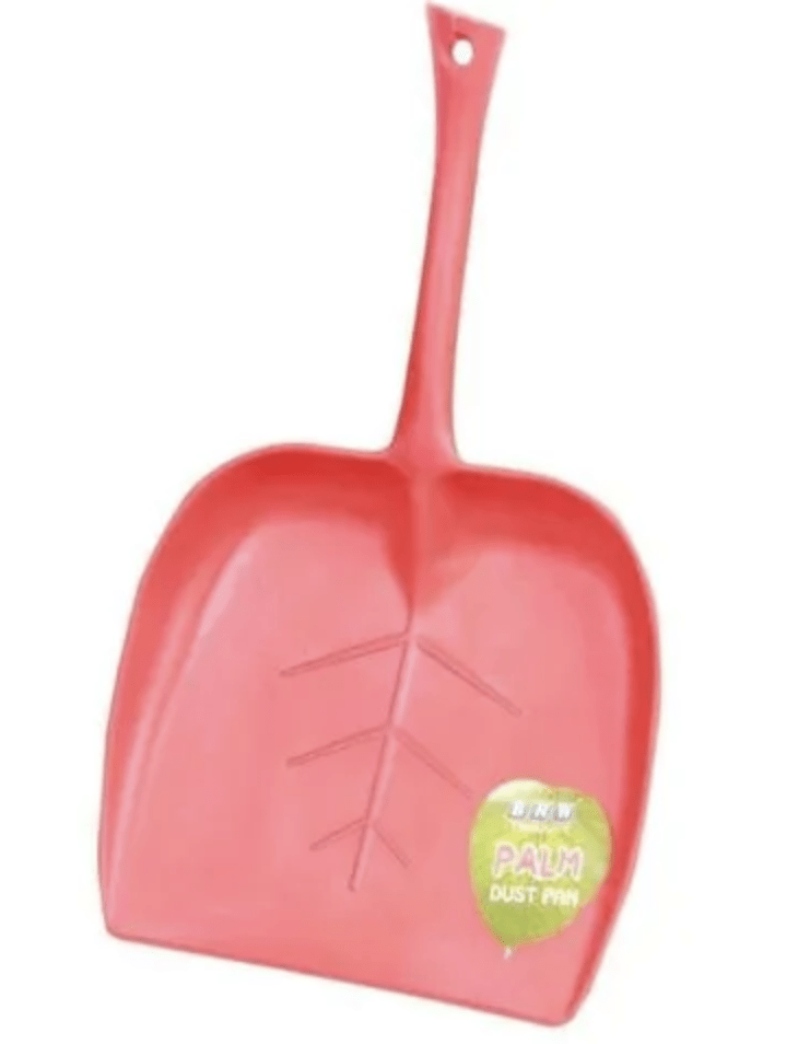 Pack of 1 Plastic Dustpan (pink)-2