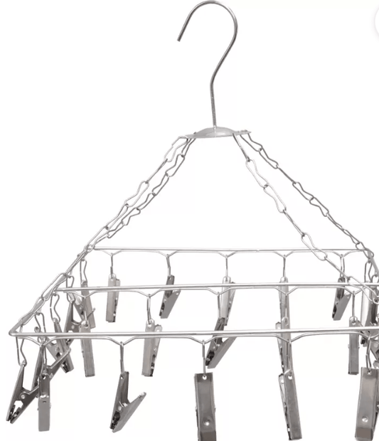 Drying Rack, Durable to Use Scientific Spacing Socks Hanger Non Slip for Balcony for Bedroom for Home