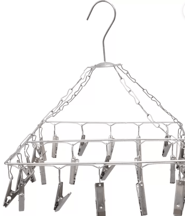 Drying Rack, Durable to Use Scientific Spacing Socks Hanger Non Slip for Balcony for Bedroom for Home-1