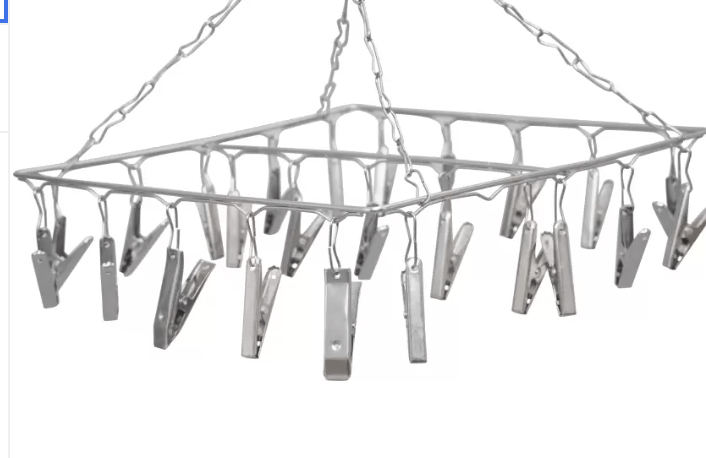 Drying Rack, Durable to Use Scientific Spacing Socks Hanger Non Slip for Balcony for Bedroom for Home