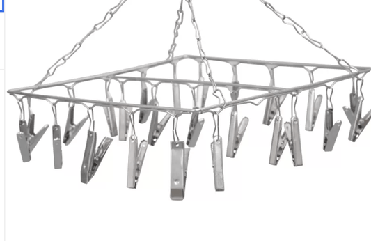 Drying Rack, Durable to Use Scientific Spacing Socks Hanger Non Slip for Balcony for Bedroom for Home