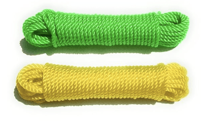 Cloth Rope, Nylon Rope, (Set of 2), Cloth Hanging Rope for Both Indoor and Outdoor Purpose 1pcs 425 Inches, (Colours as per Stock)
