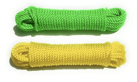 Cloth Rope, Nylon Rope, (Set of 2), Cloth Hanging Rope for Both Indoor and Outdoor Purpose 1pcs 425 Inches, (Colours as per Stock)