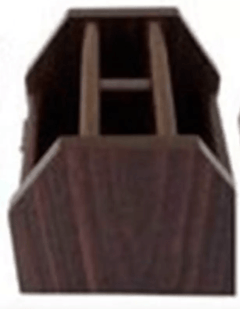 Wooden Multi-Purpose Pen Holder: Keep Your Desk Organized & Tidy compartments wooden rotation pencil stand Wooden Geometric Object-3