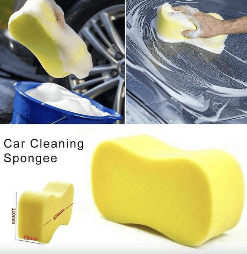 Car Wash Sponge Span Basuh Kereta Vacum Compressed Shampoo Kereta Exterior Washer Span Basuh Motor Motorsikal Myvi Saga-3