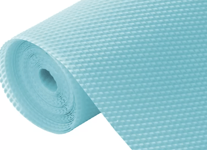 KUBER INDUSTRIES PVC (Polyvinyl Chloride) Drawer Mat  (Light Blue, Free)