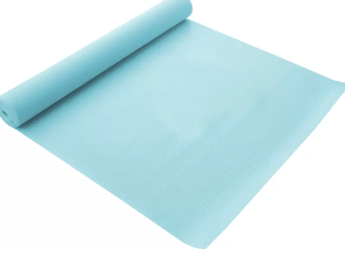 KUBER INDUSTRIES PVC (Polyvinyl Chloride) Drawer Mat  (Light Blue, Free)