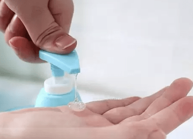 बाथरूम और किचन सिंक के लिए लिक्विड सोप हैंडवाश क्रीम लोशन शैम्पू डिस्पेंसर बोतल पंप पारभासी और क्रिस्टल-क्लियर प्रत्येक बोतल 400ml 1PC 