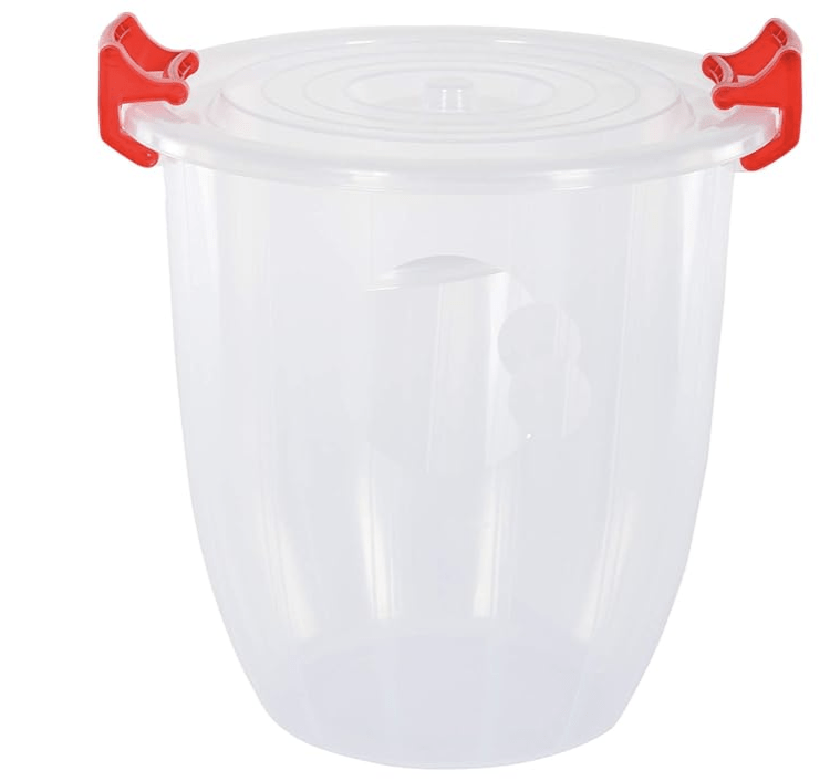 Nakoda Plastic Turbo Bucket with Lid for Multipurpose Storage-Bucket/Drum,50 LTR (Opaque), (47.1(D) x 57.2) cm-3