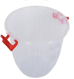 Nakoda Plastic Turbo Bucket with Lid for Multipurpose Storage-Bucket/Drum,50 LTR (Opaque), (47.1(D) x 57.2) cm-2
