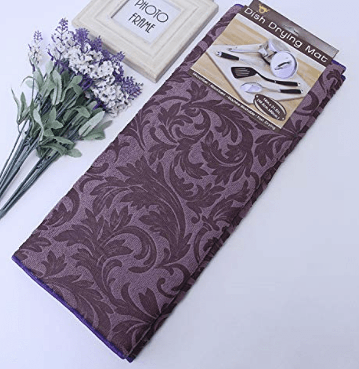 சகோராவேர் ஈரமான பாத்திரங்களுக்கு தண்ணீரை உறிஞ்சும் சமையலறை பாய் சமையலறை பாத்திரங்களுக்கு மைக்ரோஃபைபர் பாத்திரம் உலர்த்தும் பாய் | பாத்திரம் தெறிக்காத பாய் | சமையலறை உறிஞ்சும் வடிகால் பாய் | மீளக்கூடியது (50x90 செ.மீ, XXL அளவு, பல வண்ணம்) 