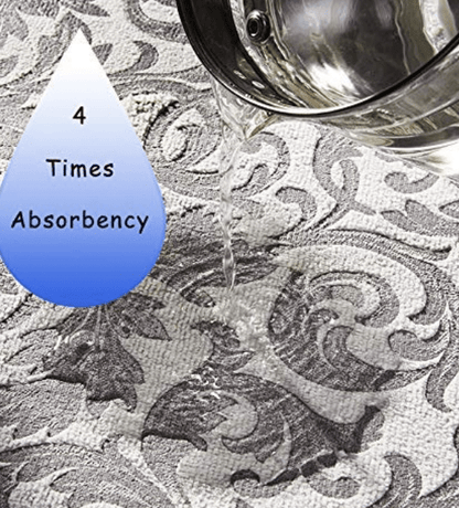 சகோராவேர் ஈரமான பாத்திரங்களுக்கு தண்ணீரை உறிஞ்சும் சமையலறை பாய் சமையலறை பாத்திரங்களுக்கு மைக்ரோஃபைபர் பாத்திரம் உலர்த்தும் பாய் | பாத்திரம் தெறிக்காத பாய் | சமையலறை உறிஞ்சும் வடிகால் பாய் | மீளக்கூடியது (50x90 செ.மீ, XXL அளவு, பல வண்ணம்) 