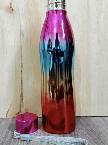 Stainless Steel Water Bottle Hot & Cold Water Bottle Multicolor-500 ML