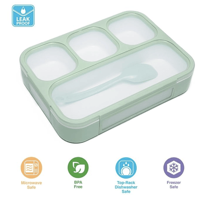 Donxote 1000ml Plastic Food Container, Multicolour