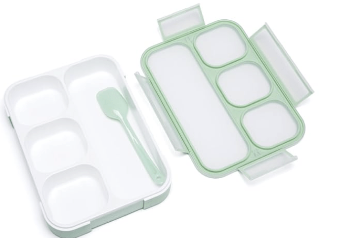 Donxote 1000ml Plastic Food Container, Multicolour