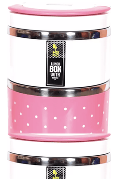 Homio 8504 Double Layer 2 Containers Lunch Box  (930 ml, Thermoware)-1