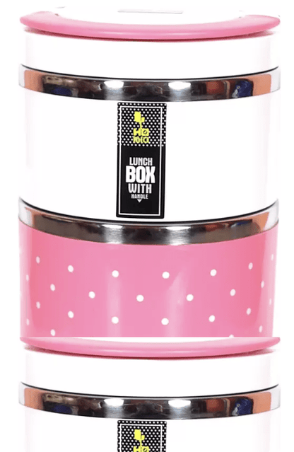 Homio 8504 Double Layer 2 Containers Lunch Box  (930 ml, Thermoware)