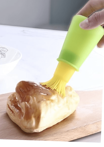 Silicone Oil Bottle And Brush-Silicone