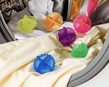 वॉशिंग बॉल वॉशर ड्राई लॉन्ड्री बॉल्स (4 का मल्टी_पैक) 