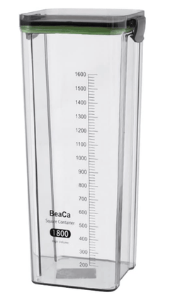 Kitchen Sealed Jar with Scale Multipurpose Food Grade Grain Food Storage Container 1800ml-1