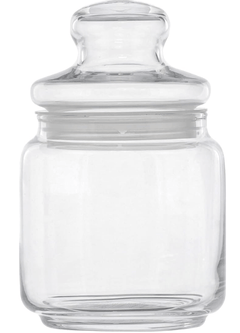 Glass Jar Luminarc Glass Bottle Storage Container, Pure Jar Club, 1.6 gal (0.5 L)-1