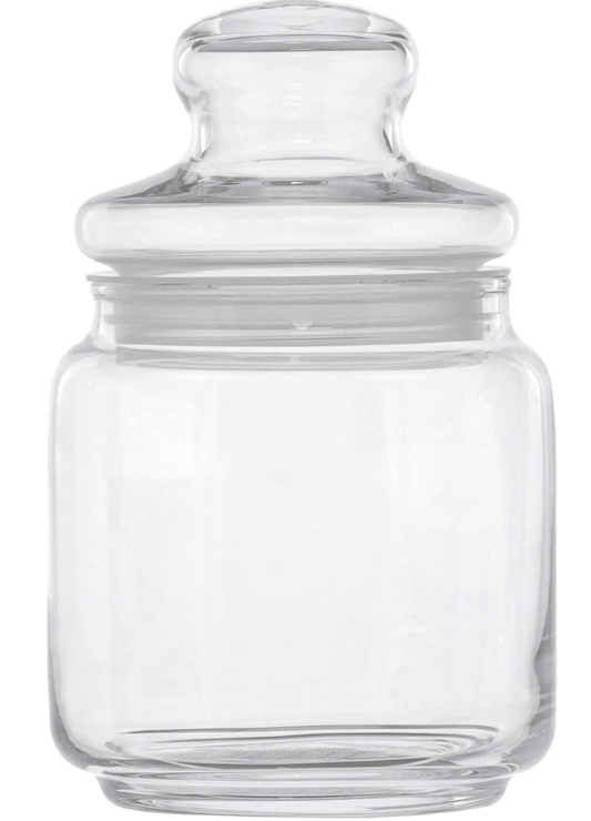 Glass Jar Luminarc Glass Bottle Storage Container, Pure Jar Club, 1.6 gal (0.5 L)