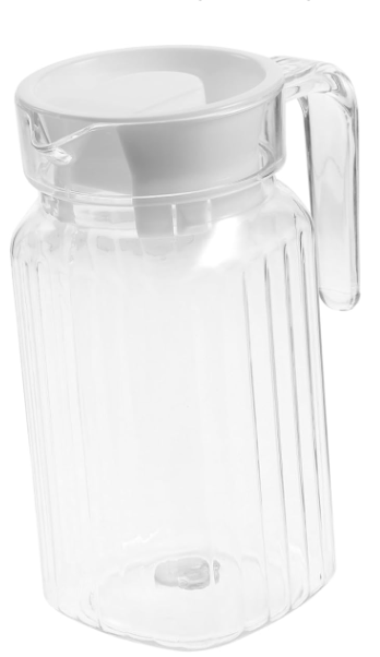 Glass Cold Water Jug Lemonade Pitchers Wine Fridge Iced Tea Pitcher Glass Pitcher with Lid Water Cooler Jug Clear Teapot Glass Drink Kettle Modern Storage Container Milk Beer Can
