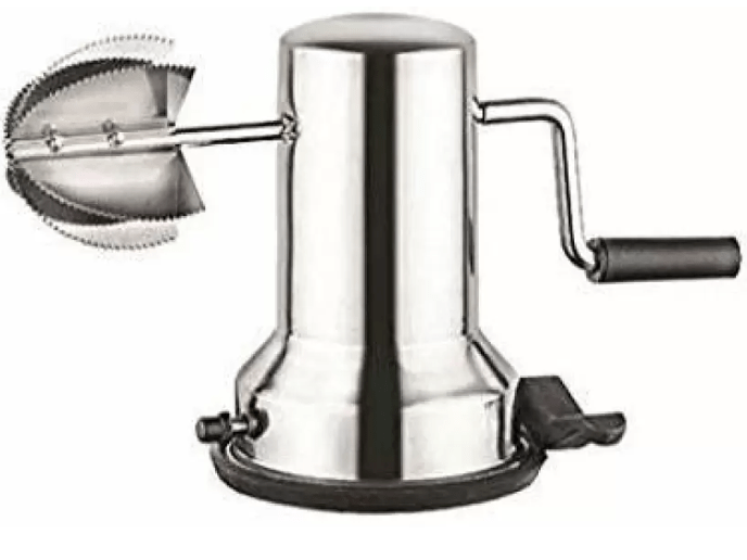 Coconut Scrapper Aristo SS Vacuum Base  Stainless Steel Coconut Breaker with Scrapper Coconut Scraper  (1)