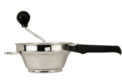 Anjali Puran Machine Delux stainless steel 5 attachements for different preparations with 5 Jali, Steel 5-piece farsan jali, puran jali, bundi jali,sev jali-CR02