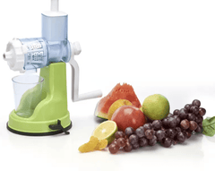 ANJALI Plastic Multi Purpose Juicer Hand Juicer  (White, Green)-4