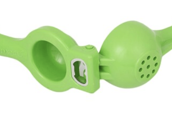 Assorted Colour Round Plastic Squeezer with Opener 6.5 inch-1