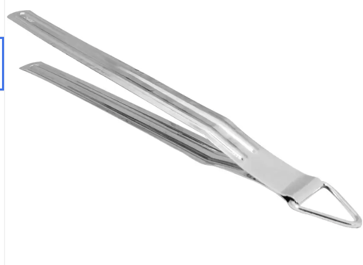 ANJALI PK04R S.S CHIMTA (NUS) 20 cm Roasting Pakkad  (Pack of 1)-1