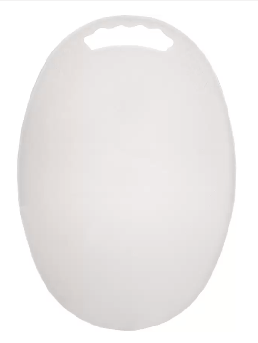 ANJALI Plastic Cutting Board  (White Pack of 1 Dishwasher Safe)