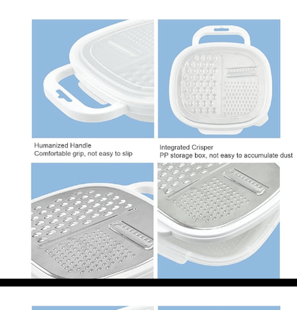 Chefline Multi Slicer21 - Sc10 Vegetable Chopper - Multifunctional 3 in 1 Onion Chopper Vegetable Slicer Cutter with Container,Professional Food Chopper Kitchen Gadgets for Potatoes Carrots Garlic