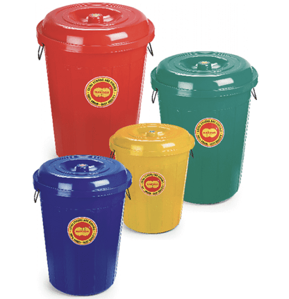 MODERN ROUND BUCKET WITH LID NAKODA