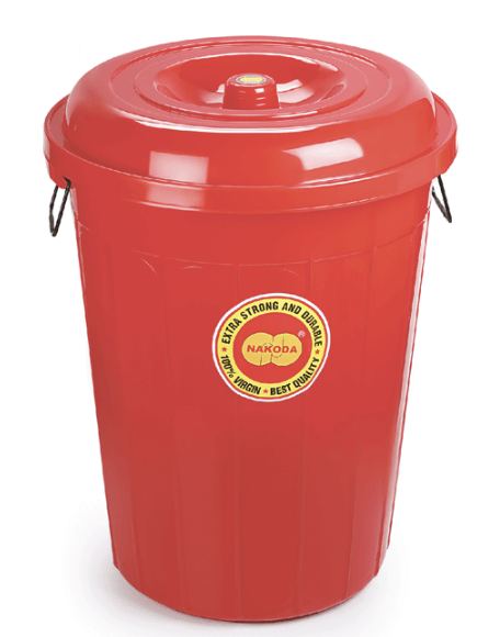 MODERN ROUND BUCKET WITH LID NAKODA