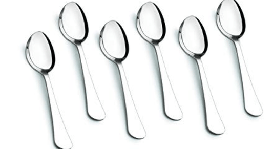 Stainless Steel Balanced Iconic 6 pcs Tea Spoon Set