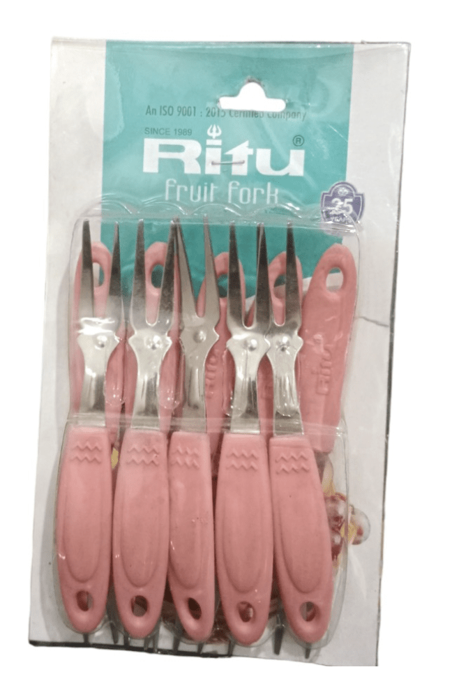 Ritu Deluxe Fruit Fork J 22 Set Of 10 Pcs-1