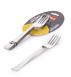 Ritu Royal Stainless Steel Fruit Fork Set of 6,Silver-1