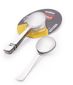 Ritu Royal Stainless Steel Tea Spoon Set of 6,Silver-1